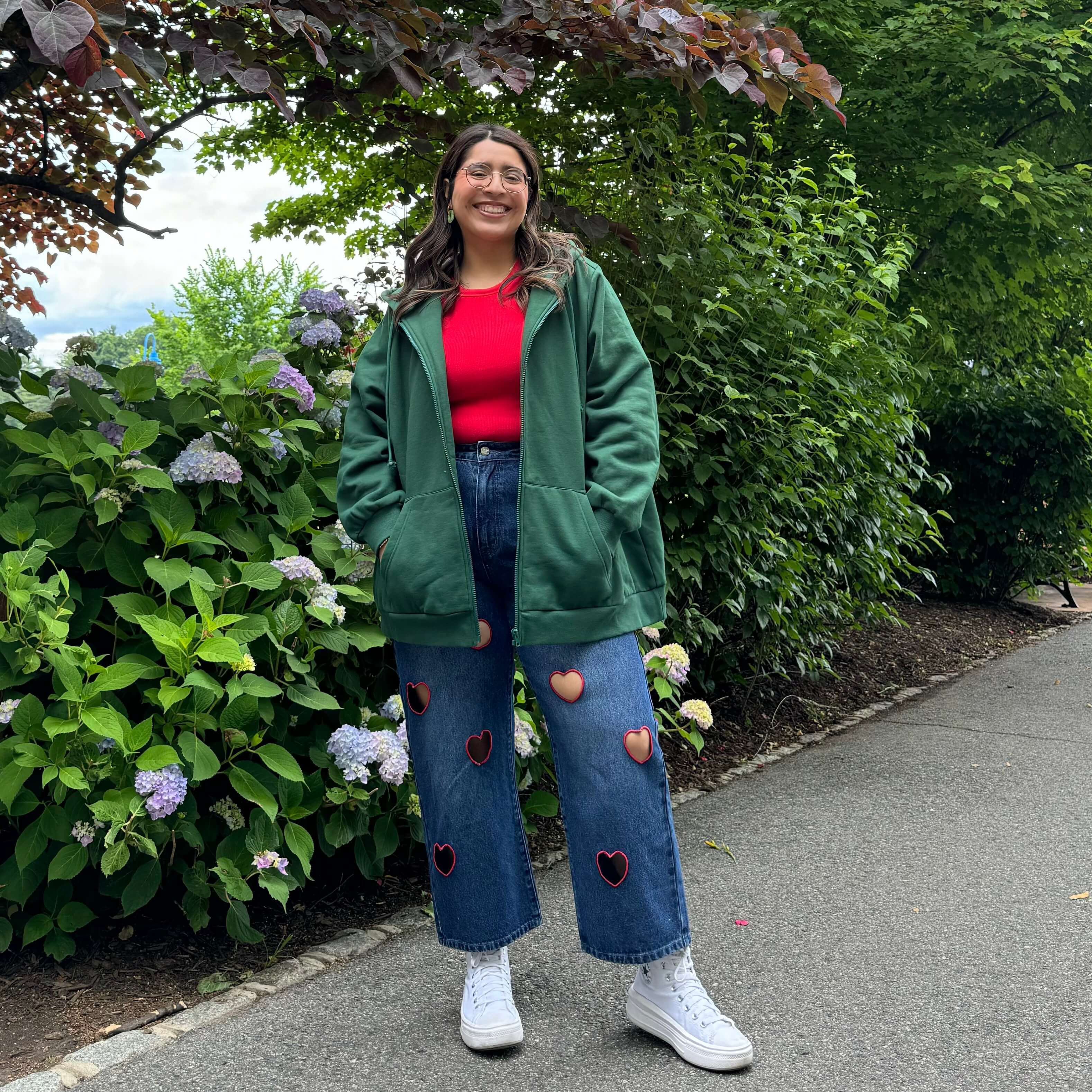 Zip-Up Hoodie - Pine