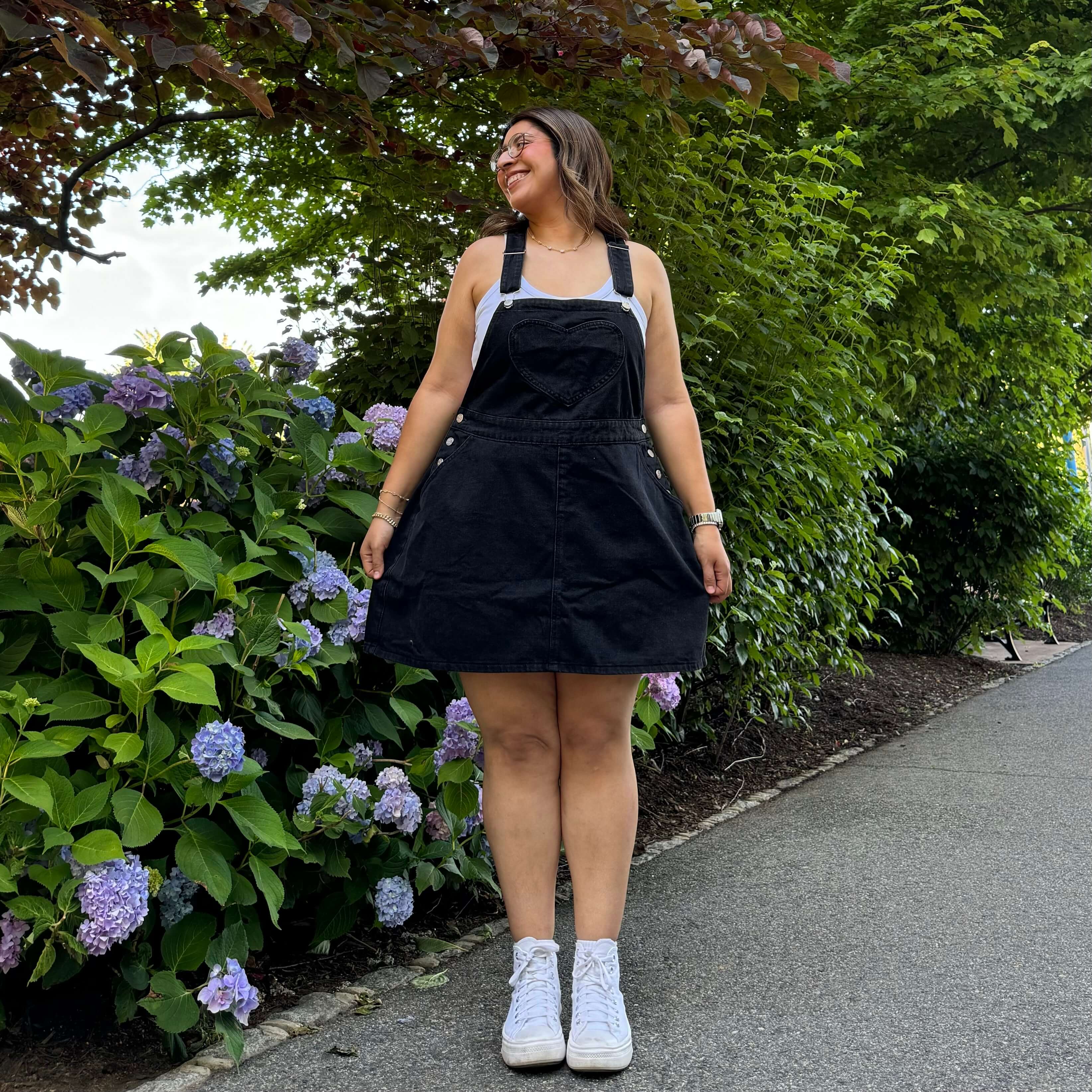 Overall Dress - Black