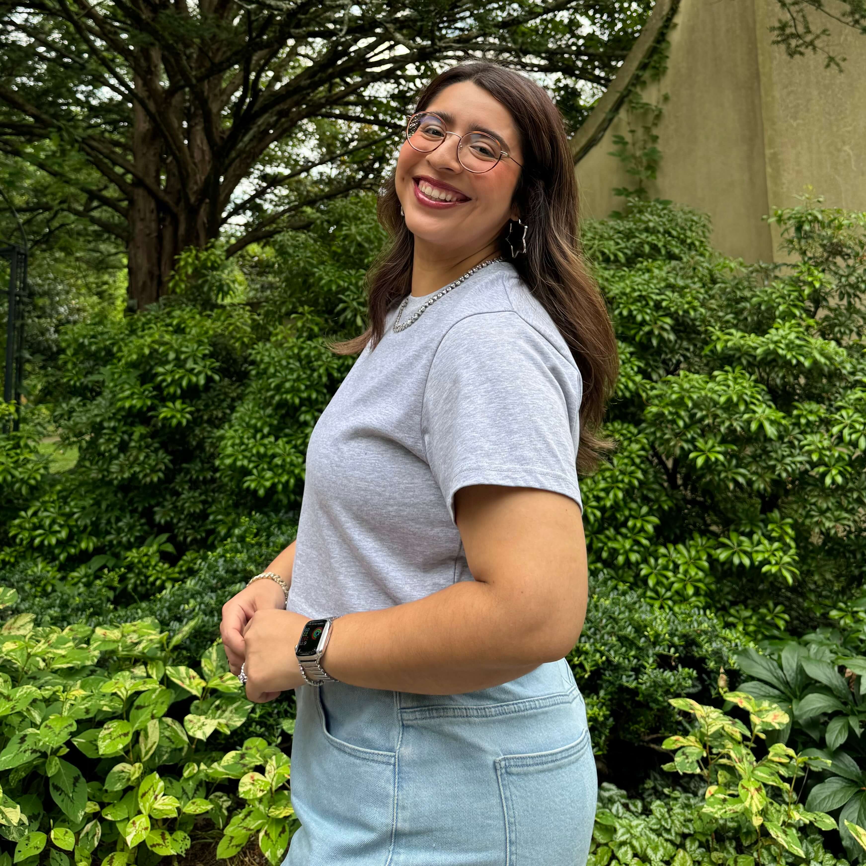 Cropped Tee - Gray