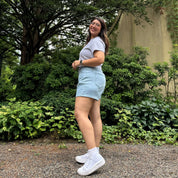 Cropped Tee - Gray