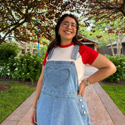 Overall Dress - Light Wash