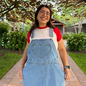 Overall Dress - Light Wash