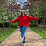 Perfect Day Cardigan - Red