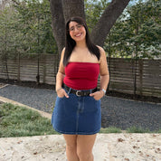 Amanda Tube Top - Rose