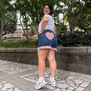 Sweetheart Denim Shorts - Medium Wash