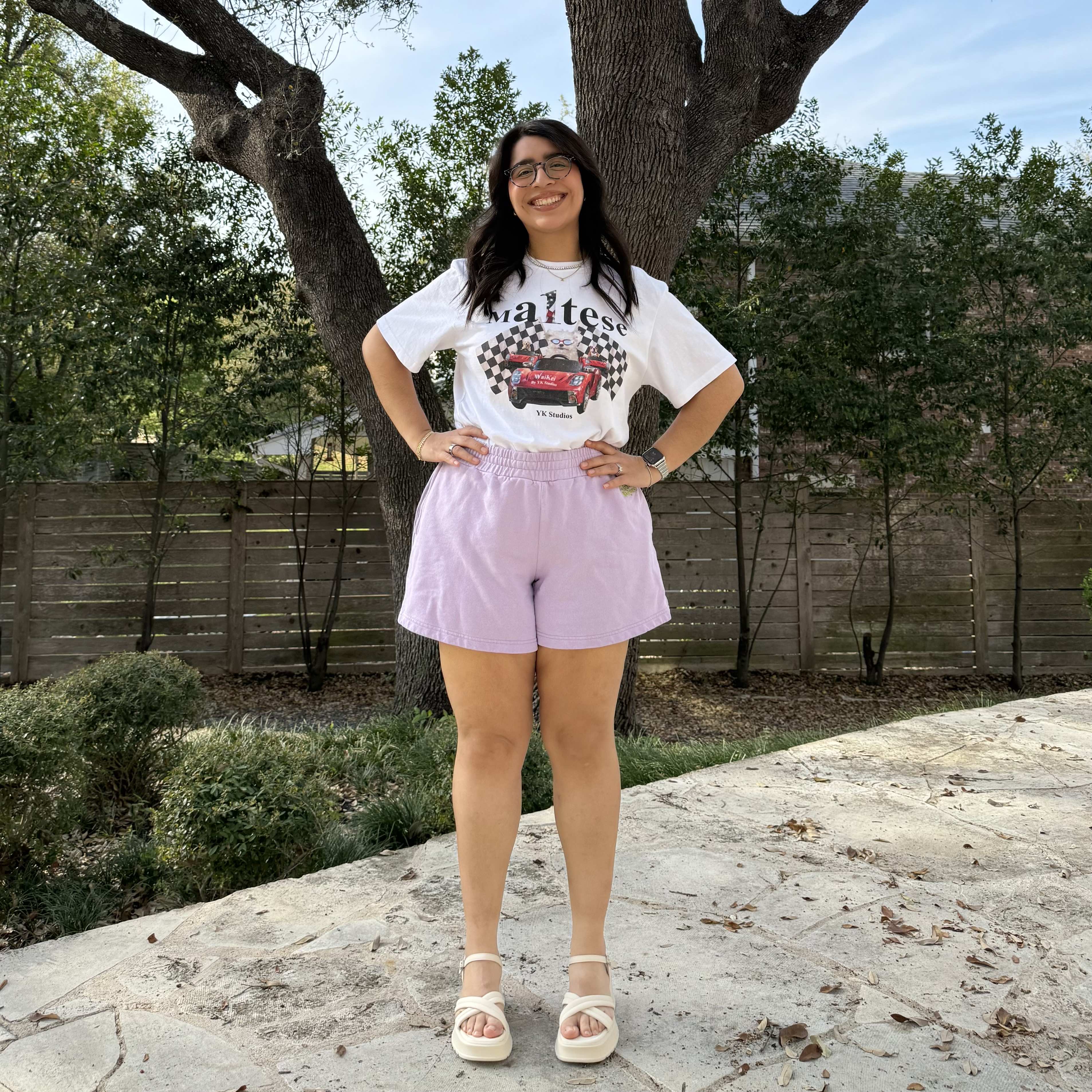 Uptown Girl Shorts - Lavender *Clearance Sale*