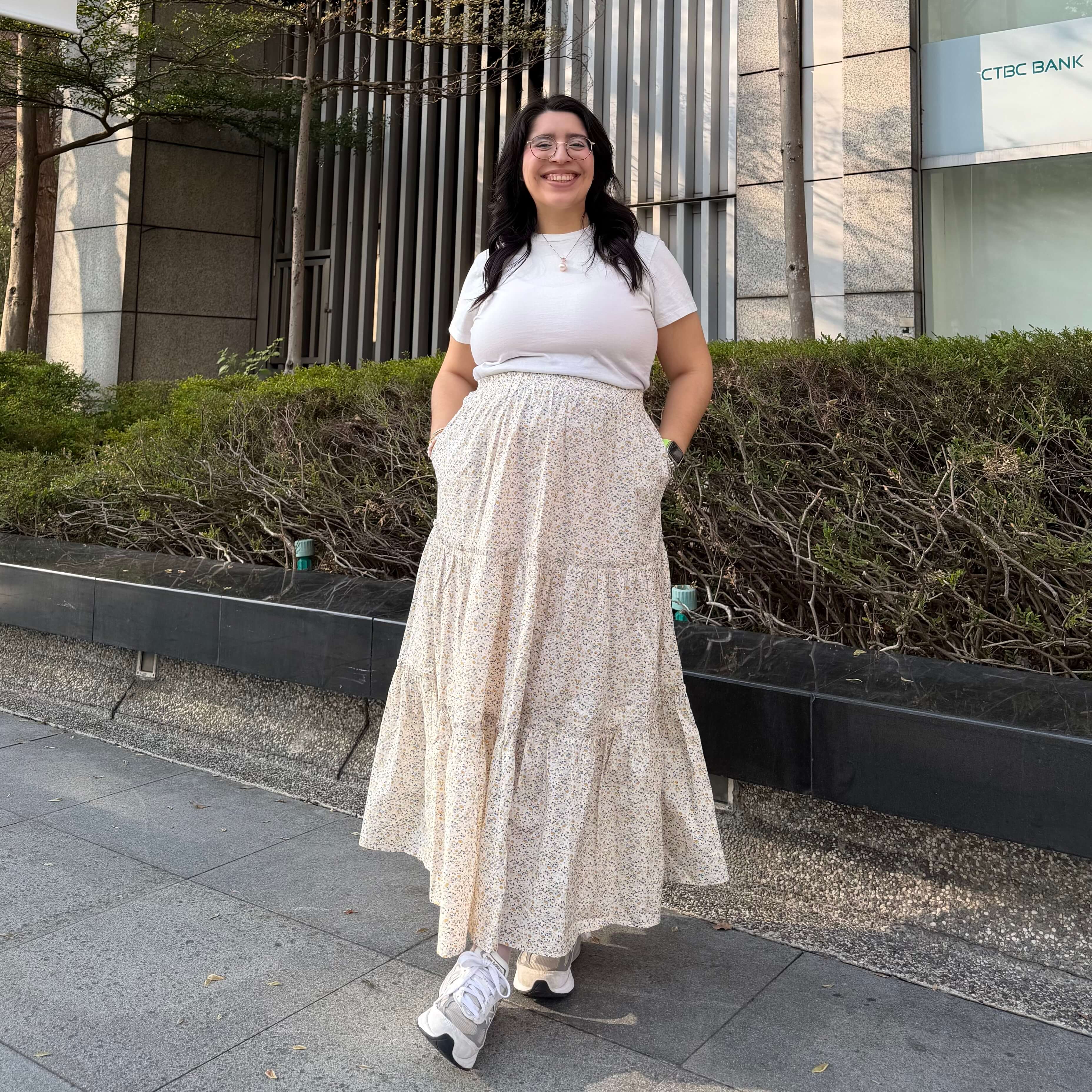 Tiered Maxi Skirt - Ditsy Floral