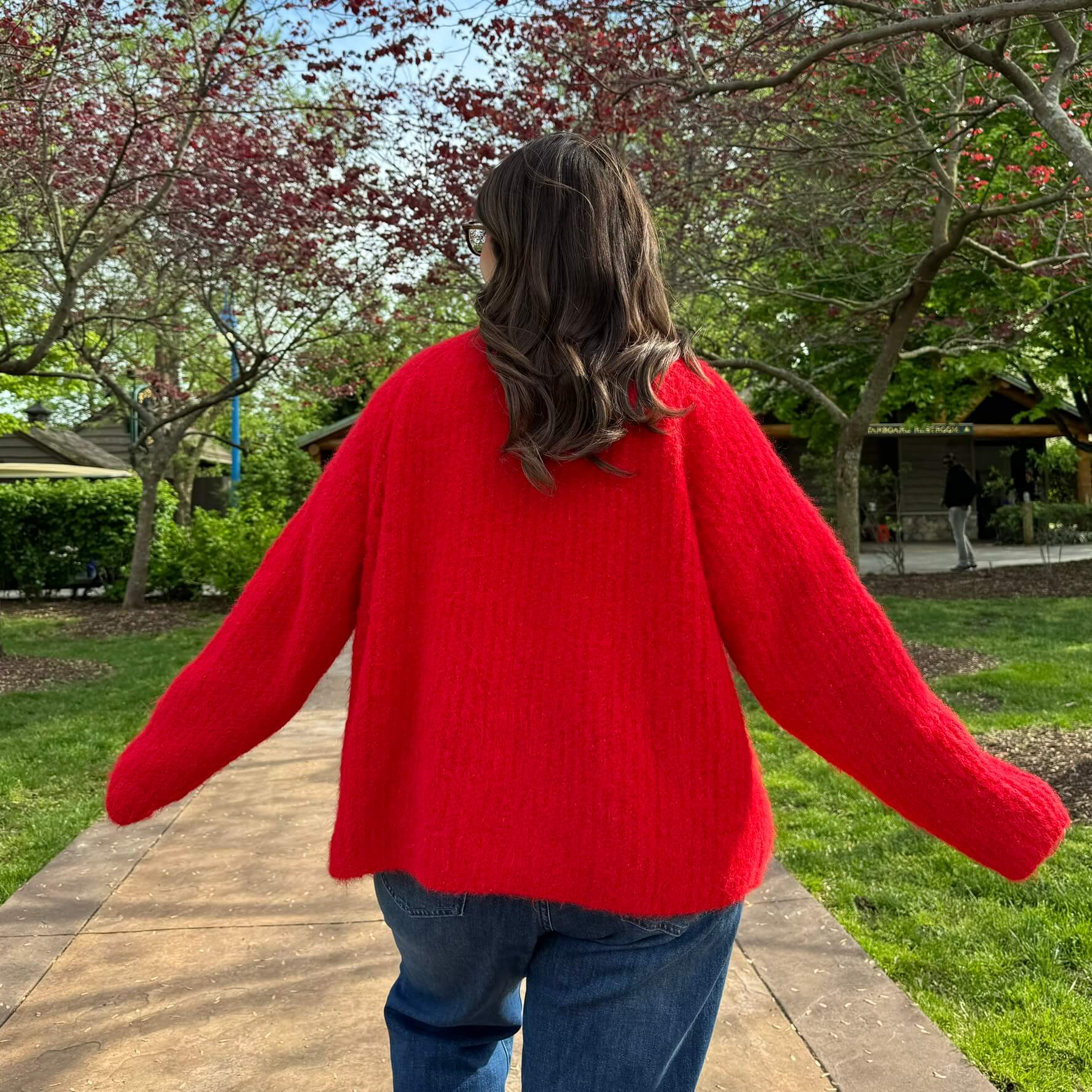 Perfect Day Cardigan - Red