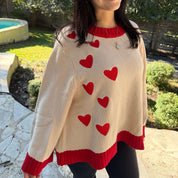 Daydreamer Sweater - Falling Hearts *Clearance Sale*