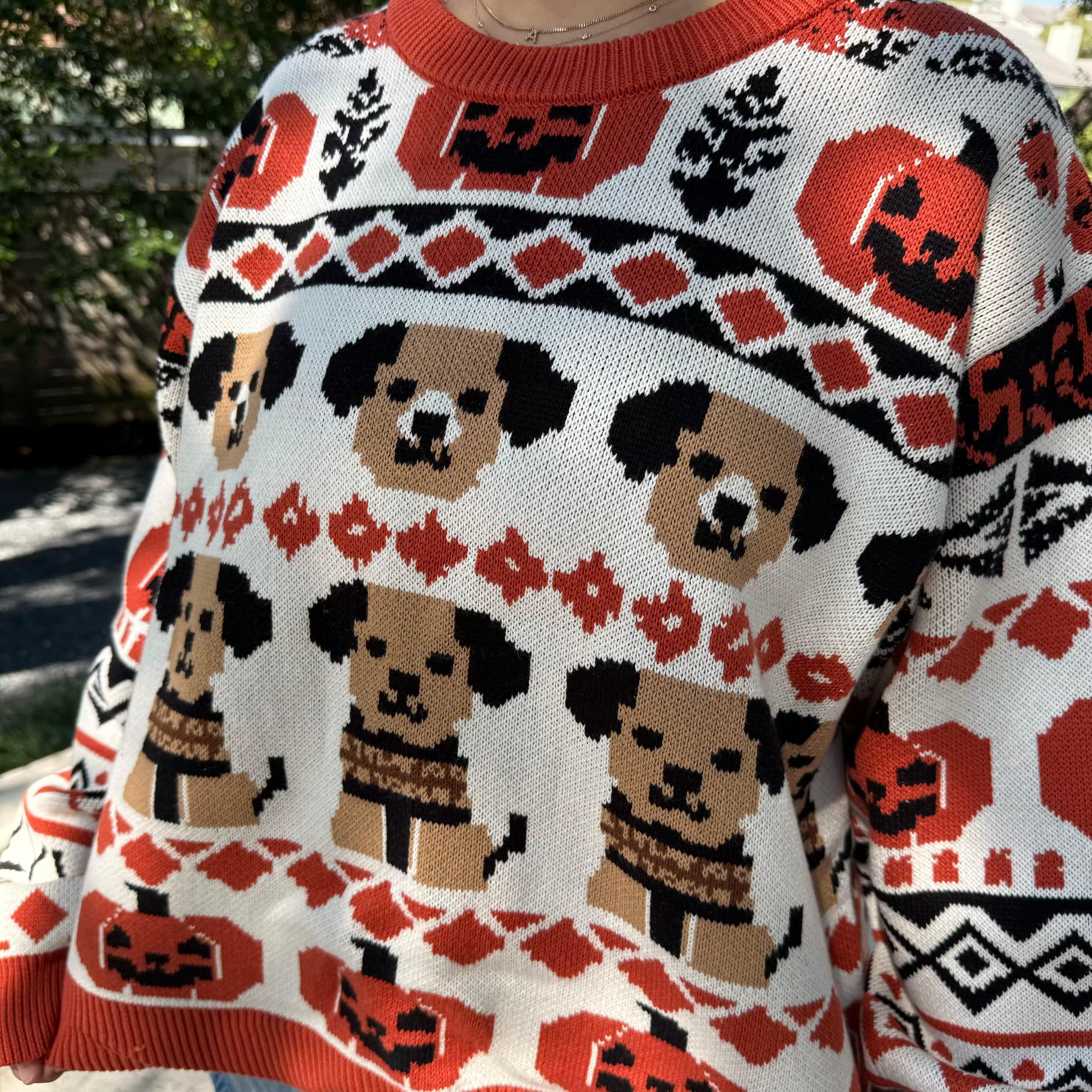 Pumpkin Dog Sweater *Clearance Sale*