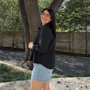 Effortless Button-Up - Black