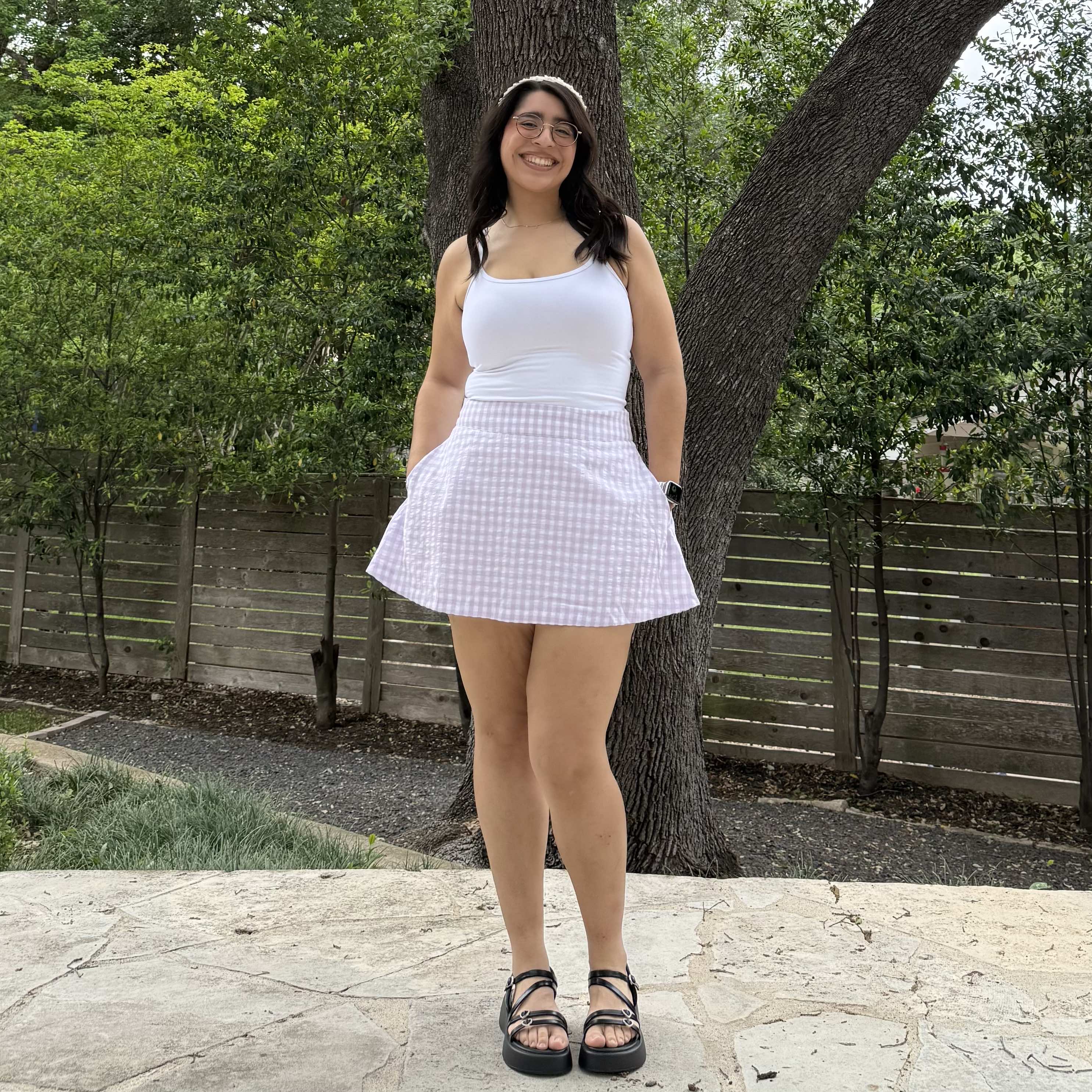 Christina Mini Skirt - Lavender