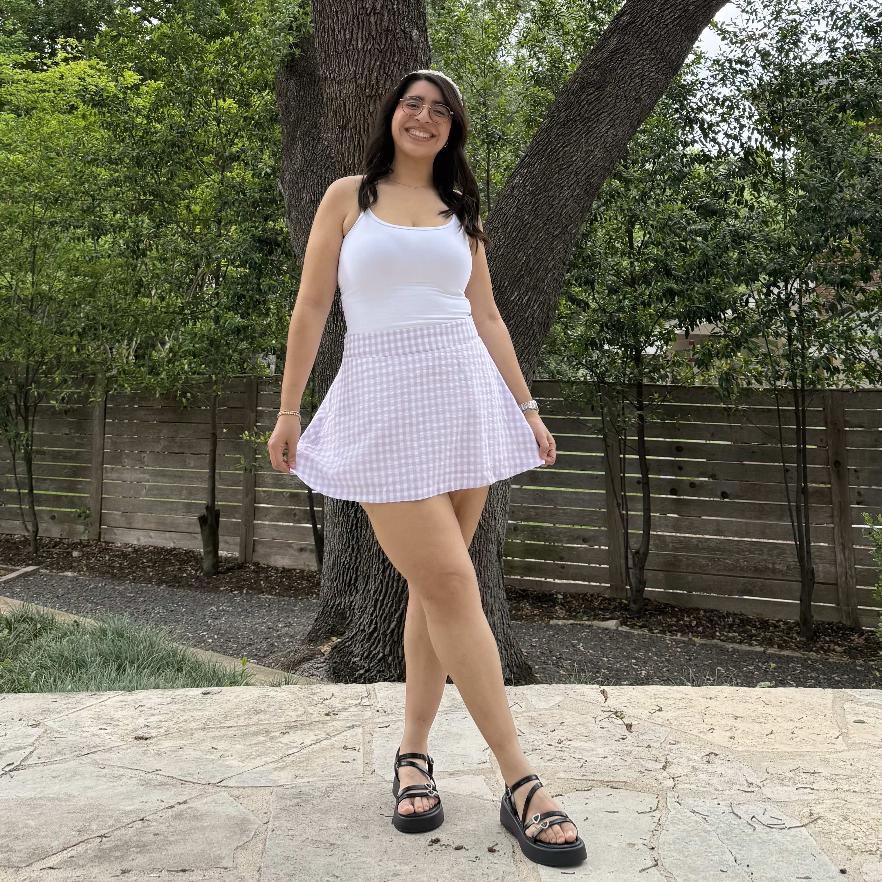 Christina Mini Skirt - Lavender
