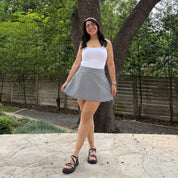 Christina Mini Skirt - Black and White